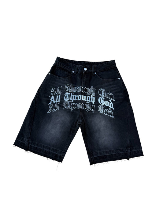 ATG Black Jorts