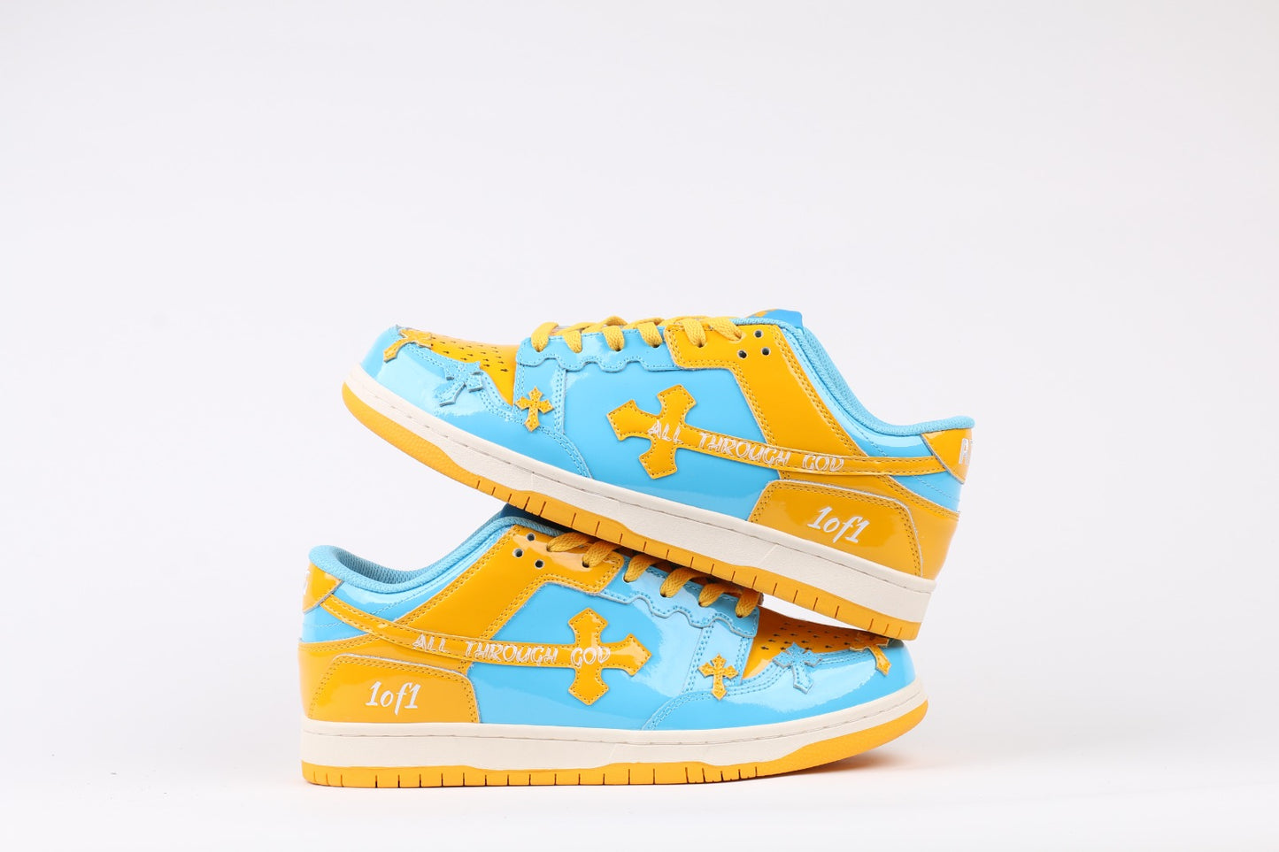 ATG Cross Lows BabyBlue/Gold